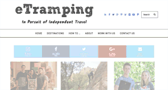 Desktop Screenshot of etramping.com