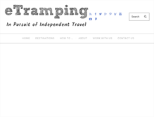 Tablet Screenshot of etramping.com